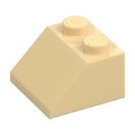 Brick Sloped 45° 2 x 2 em Bege