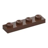 Plate 1 x 4 em Marrom
