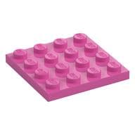 Plate 4 x 4 em Rosa médio escuro