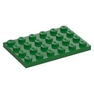 Plate 4 x 6 em Verde