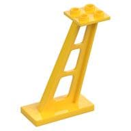 Support 2 x 4 x 5 Stanchion Inclined [5mm wide posts] em Amarelo