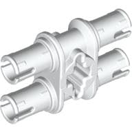 Technic Pin Double with Axle Hole em Branco