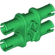 Technic Pin Double with Axle Hole em Verde