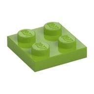 Plate 2 x 2 em Verde-limão