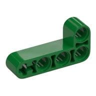 Technic Beam 2 x 4 L-Shape Thick em Verde