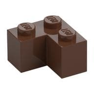 Brick 2 x 2 Corner em Marrom