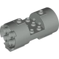 Cylinder 3 x 6 x 2 2/3 Horizontal Hollow Studs em Cinza claro