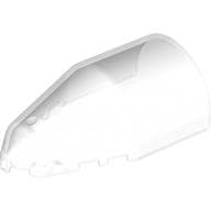 Windscreen 7 x 4 x 2 Round em Transparente