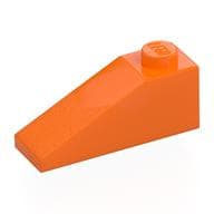 Brick Sloped 33° 3 x 1 em Laranja