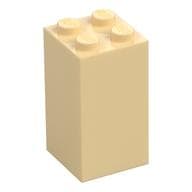 Brick 2 x 2 x 3 em Bege