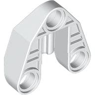 Technic Connector Block 3 x 3 Triangular with Axle, and Pin Hole em Branco