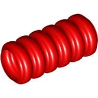 Hose, Ribbed 7mm D. 2L / 1.6cm em Vermelho