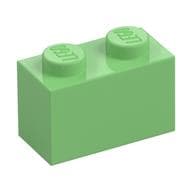 Brick 1 x 2 em Verde médio