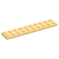Plate 2 x 10 em Amarelo claro