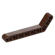 Technic Beam 1 x 9 Bent (7 - 3) Thick em Marrom