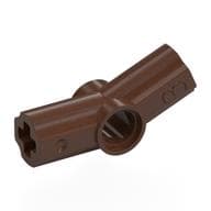 Technic Axle and Pin Connector Angled #3 - 157.5° em Marrom