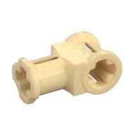 Technic Axle Connector with Axle Hole em Bege