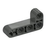 Technic Beam 2 x 4 L-Shape Thick em Cinza escuro