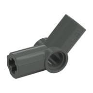 Technic Axle and Pin Connector Angled #4 - 135° em Cinza escuro