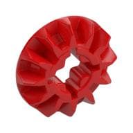 Technic Gear 12 Tooth Bevel em Vermelho