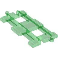 Duplo Train Track 4 x 8 Straight em Verde translúcido