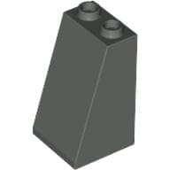 Brick Sloped 75° 2 x 2 x 3 [Hollow Studs] em Cinza escuro