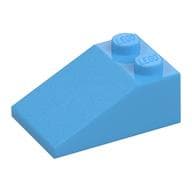 Brick Sloped 33° 3 x 2 em Azul médio