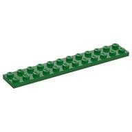 Plate 2 x 12 em Verde