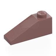 Brick Sloped 33° 3 x 1 em Vermelho areia