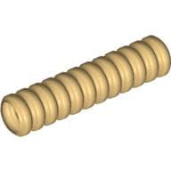 Hose, Ribbed 7mm D. 4L / 3.2cm em Dourado metálico