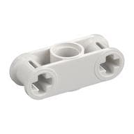 Technic Axle and Pin Connector Perpendicular 3L with Centre Pin Hole em Branco