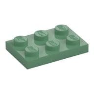 Plate 2 x 3 em Verde areia
