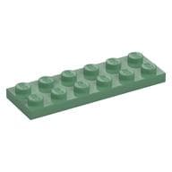 Plate 2 x 6 em Verde areia