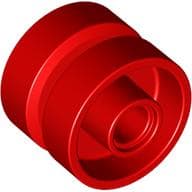 Wheel 18 x 14 with Tread Small Hub em Vermelho