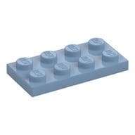 Plate 2 x 4 em Azul areia