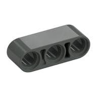 Technic Beam 1 x 3 Thick em Cinza escuro