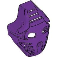 Large Figure Mask Pakari em Roxo