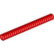 Hose, Ribbed 7mm D. 9L / 7.2cm em Vermelho