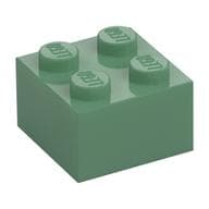 Brick 2 x 2 em Verde areia