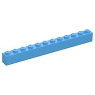 Brick 1 x 12 em Azul médio