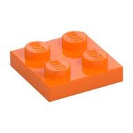 Plate 2 x 2 em Laranja