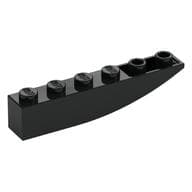 Brick Curved Inverted 6 x 1