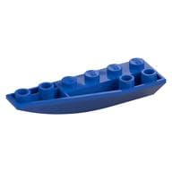 Brick Wedged, Curved Inverted 6 x 2 Left em Azul
