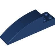 Brick Curved 8 x 2 x 2 em Azul escuro