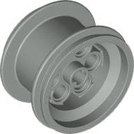 Wheel 49.6 x 28 VR (36.8 x 26) with Axle Hole em Cinza claro