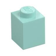 Brick 1 x 1 em Água-marinha