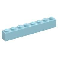 Brick 1 x 8 em Azul claro