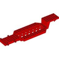 Vehicle Base, Trailer 8 x 30 x 3 1/3 em Vermelho