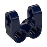 Technic Axle and Pin Connector Perpendicular Double Split em Azul escuro