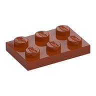 Plate 2 x 3 em Laranja escuro
